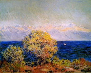  Mistral Oil Painting - At Cap d Antibes Mistral Wind Claude Monet